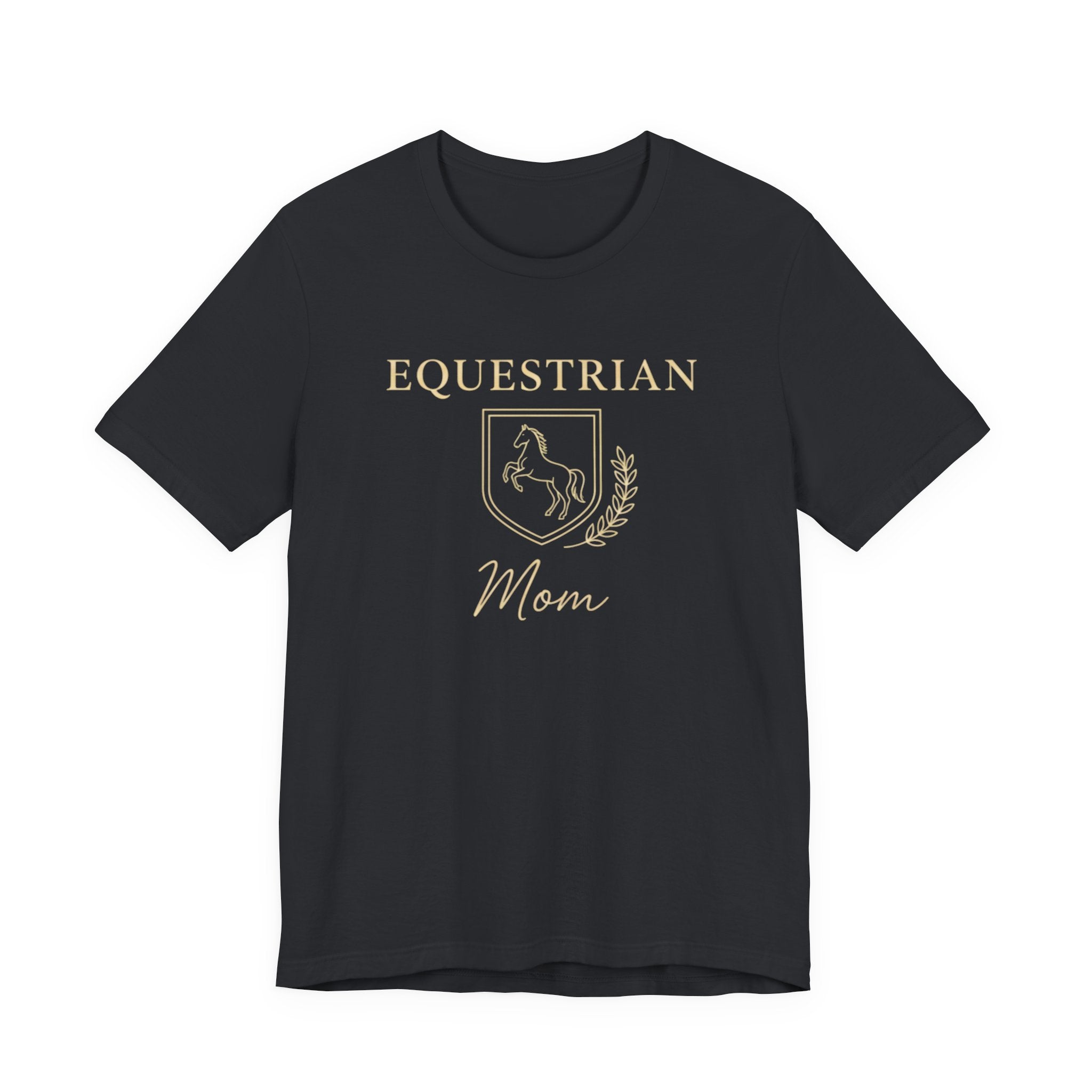 Vintage Crest Horse Rider Shirt for Equestrian Moms