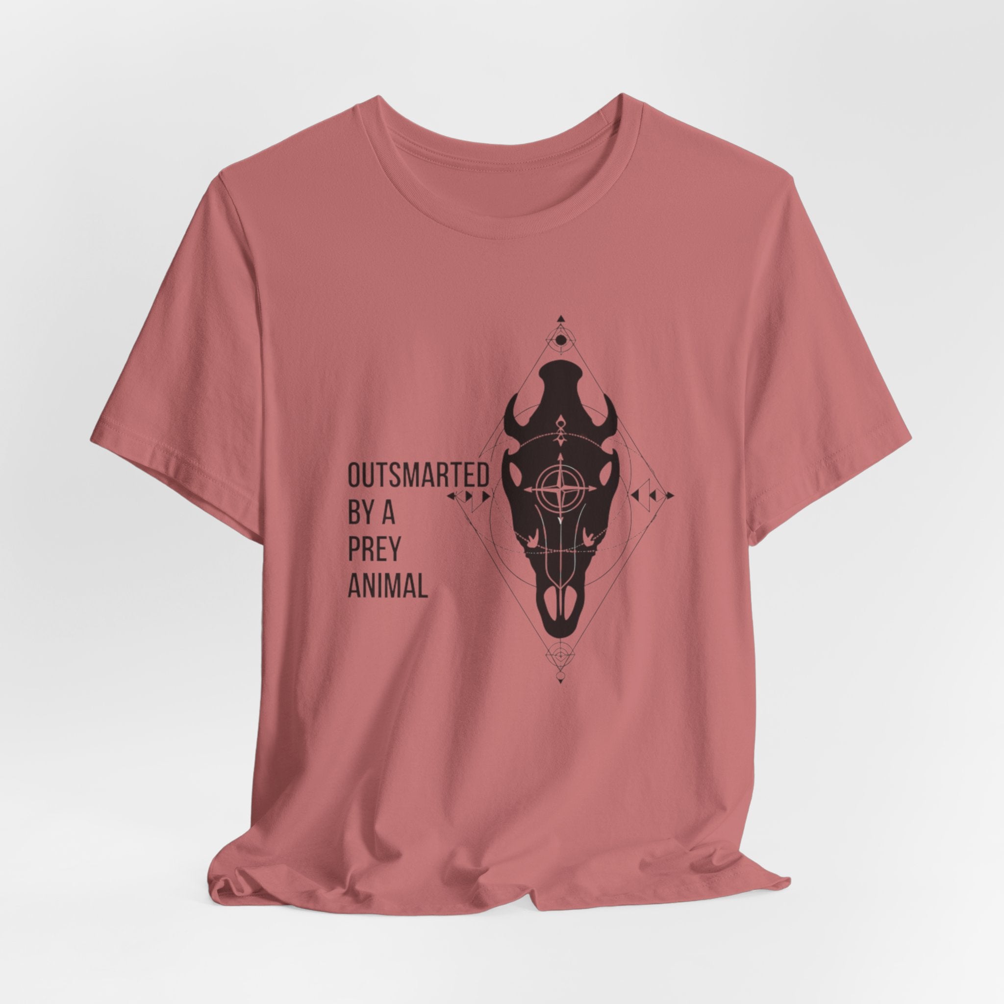 Outsmarted by a Prey Animal - Skull Graphic Tee