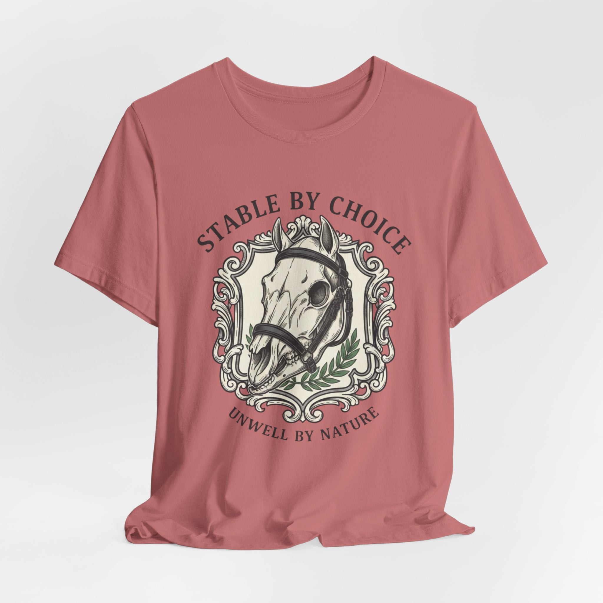 Stable By Choice Horse Skull Tee