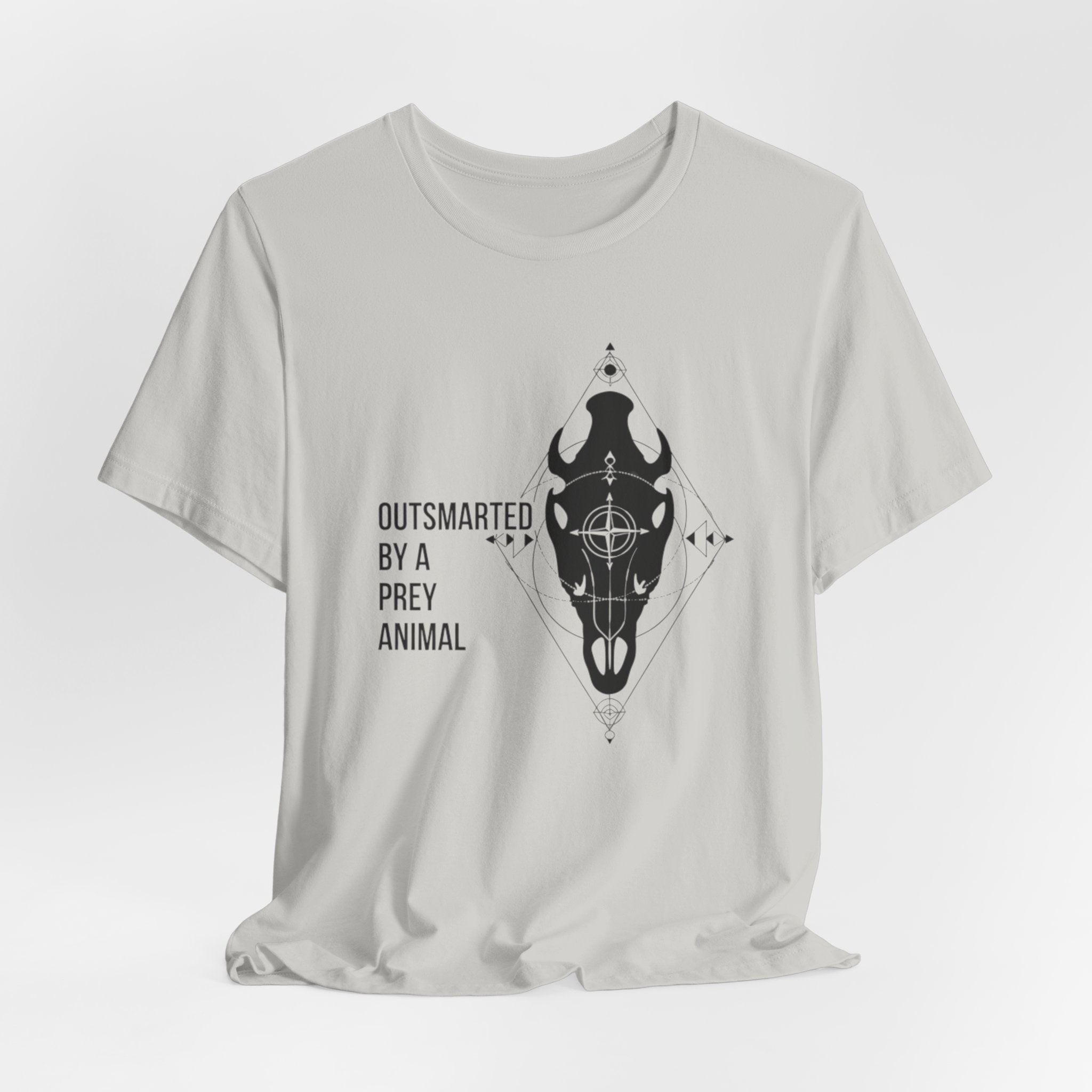 Outsmarted by a Prey Animal - Skull Graphic Tee