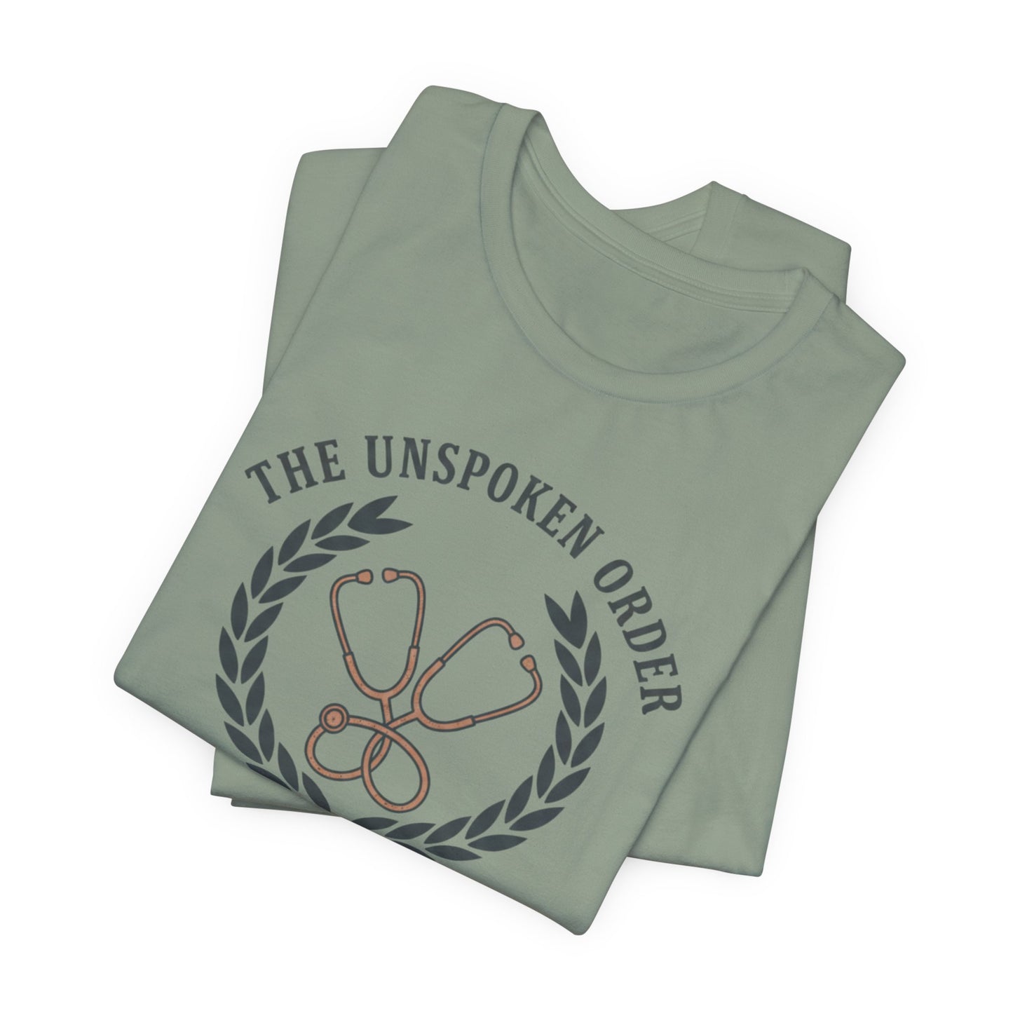 Earned at 2AM Nurse Stethoscope T-Shirt — The Unspoken Order Medical Tee
