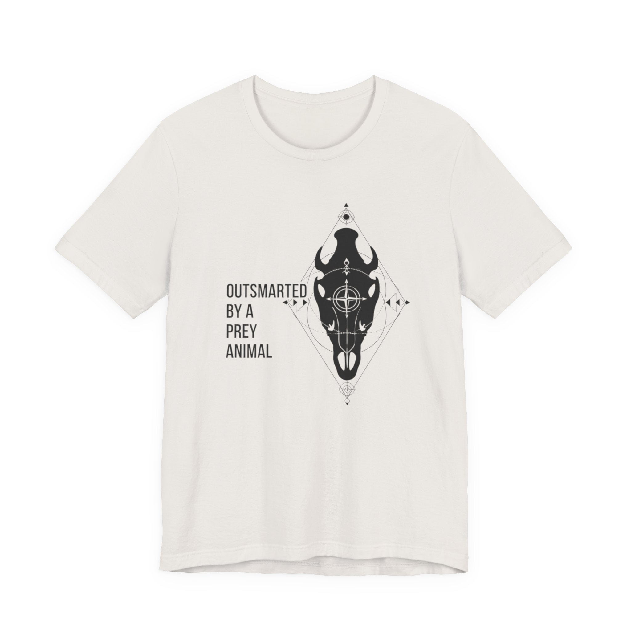 Outsmarted by a Prey Animal - Skull Graphic Tee