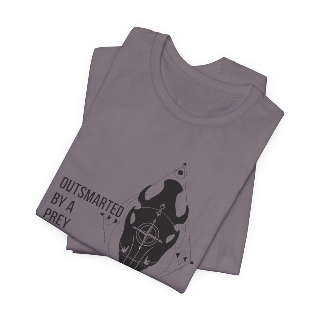 Outsmarted by a Prey Animal - Skull Graphic Tee