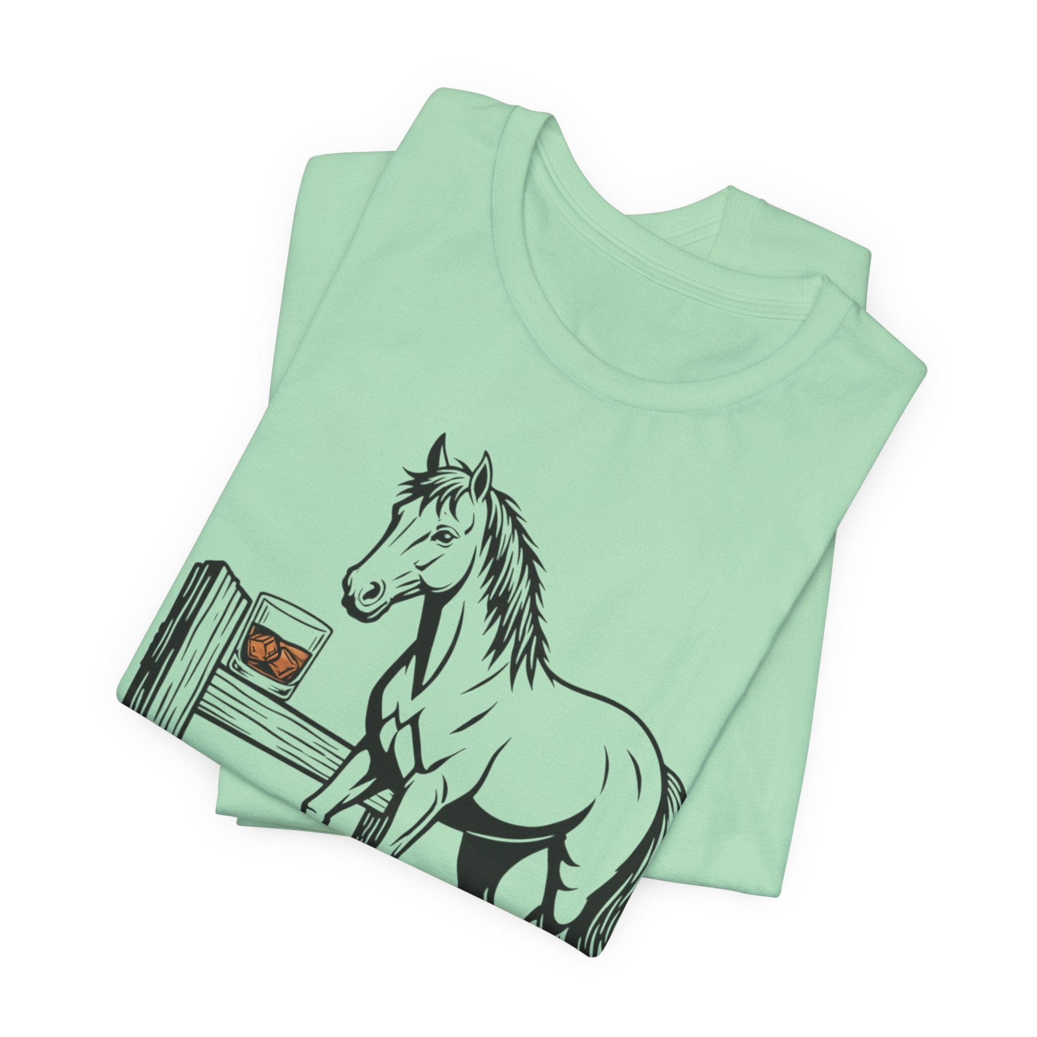Ride. Pour. Repeat. Graphic Tee for Equestrians