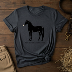 I Ride Better After Coffee - Equestrian T-Shirt