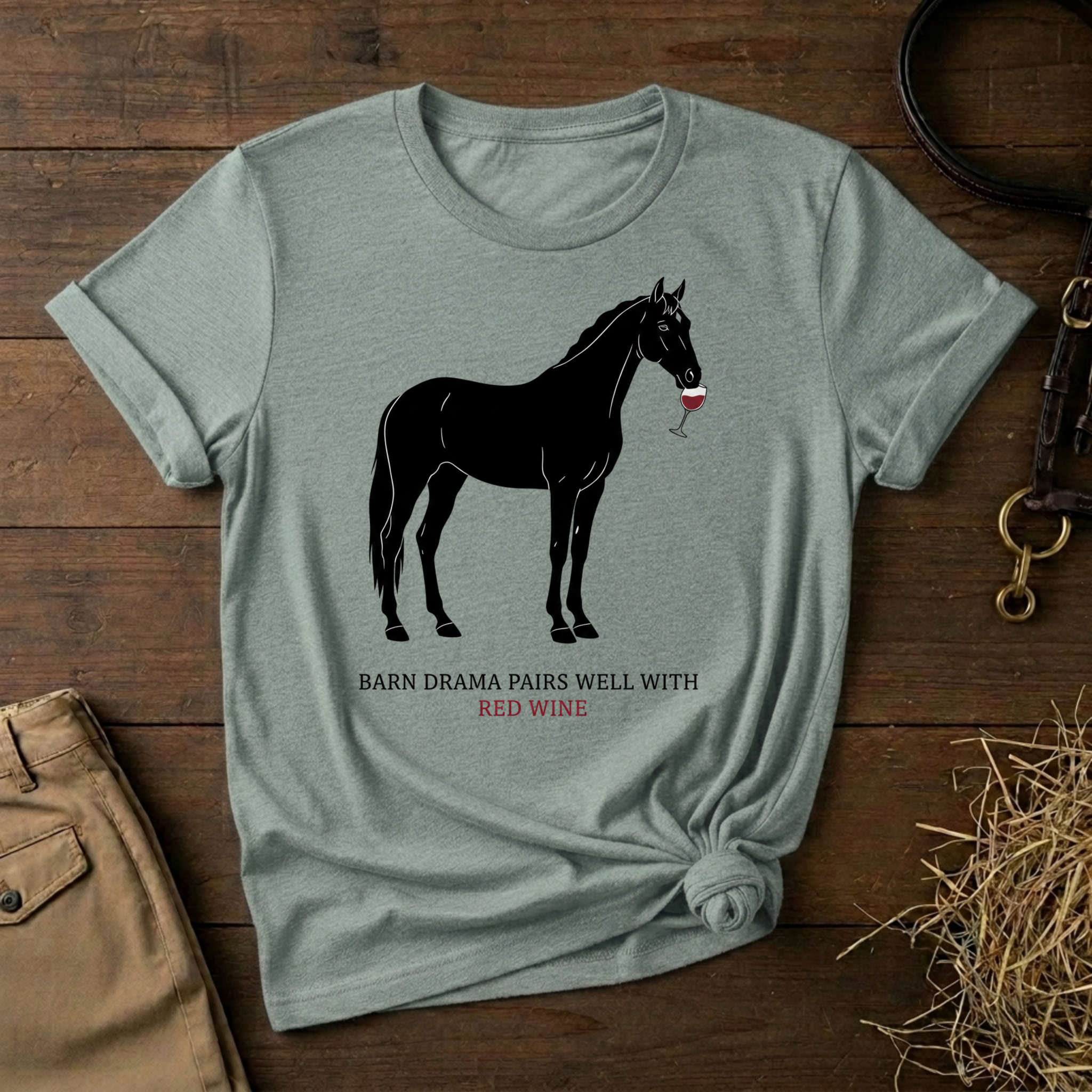 Barn Drama Pairs Well With Red Wine