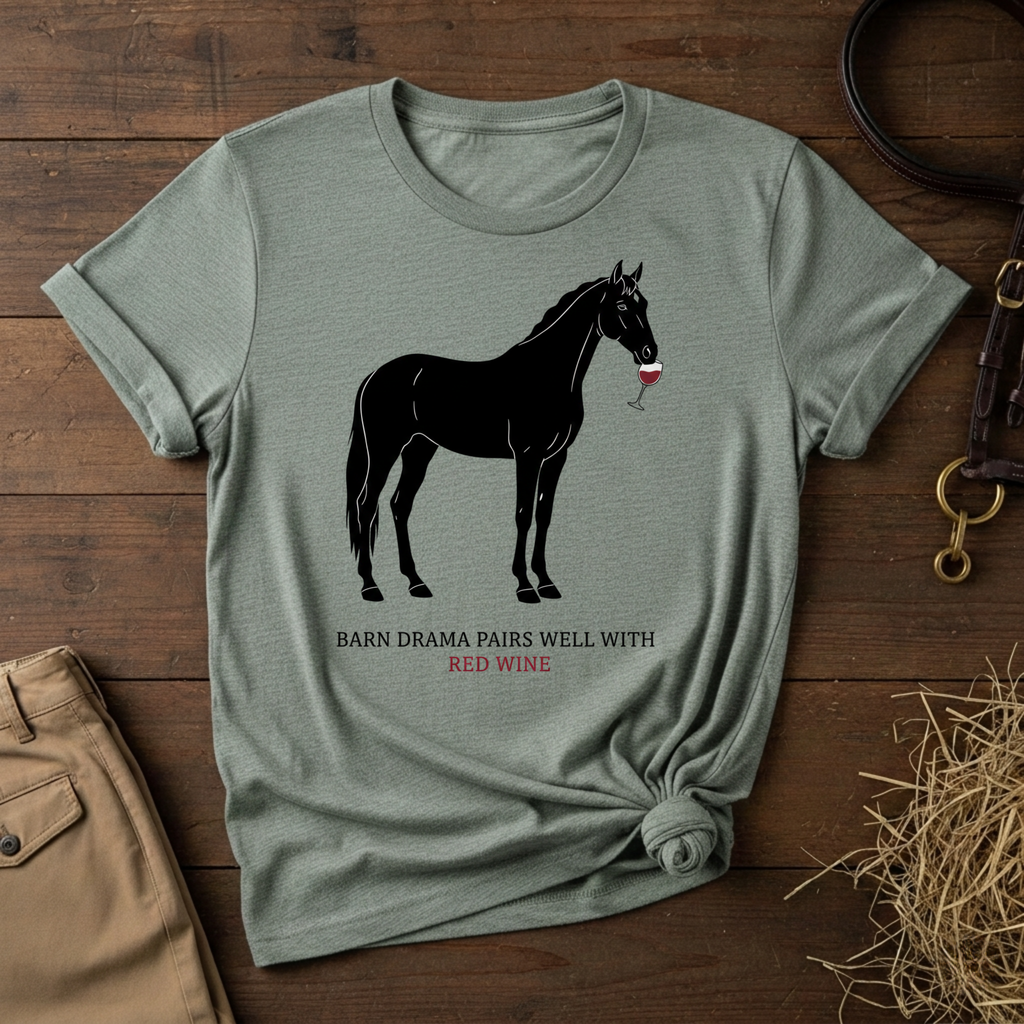 Barn Drama Pairs Well With Red Wine