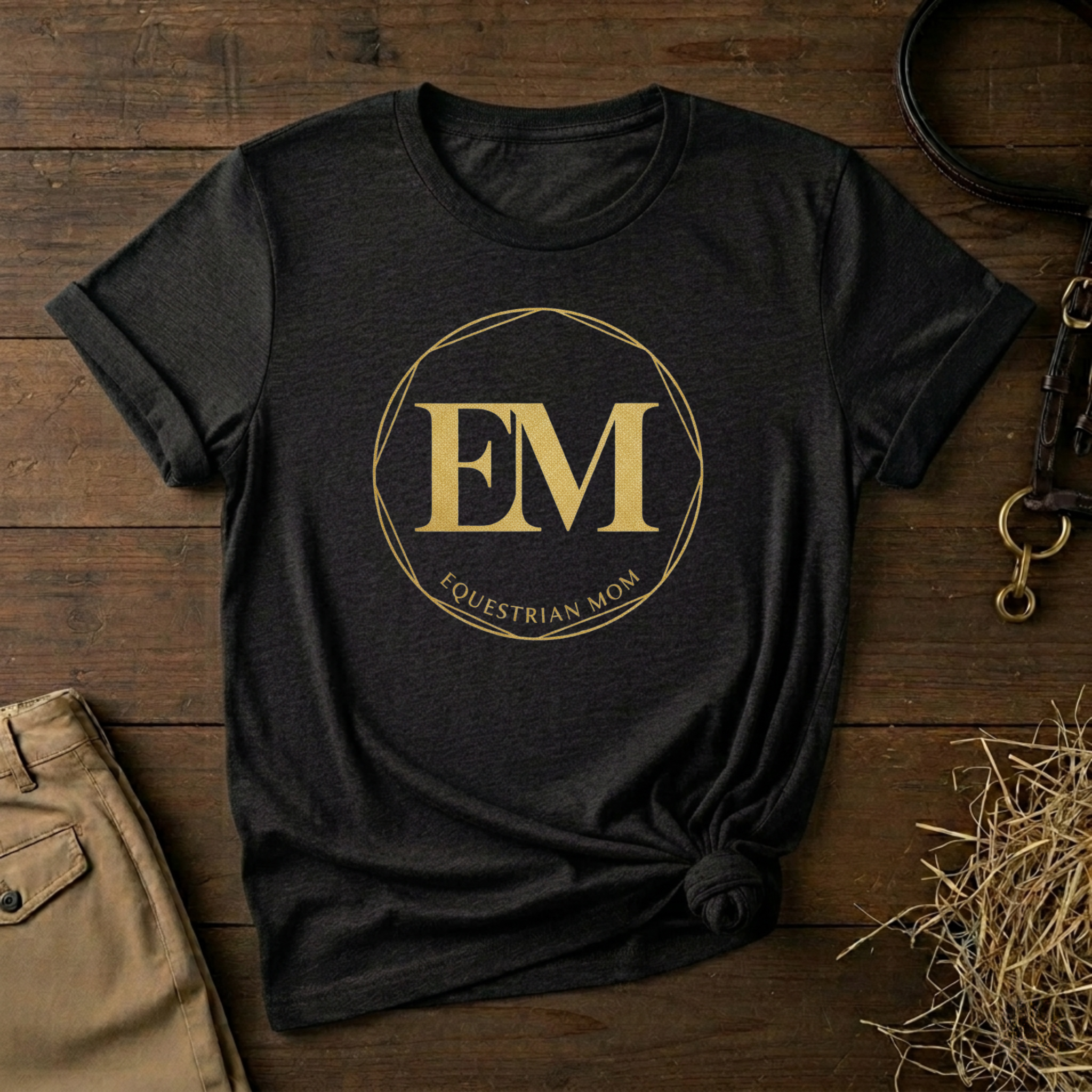 Equestrian Mom Elegant Tee