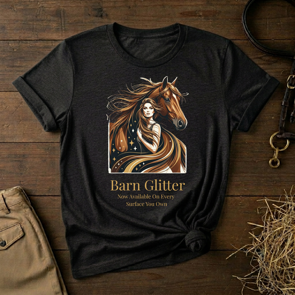 Barn Glitter T-Shirt