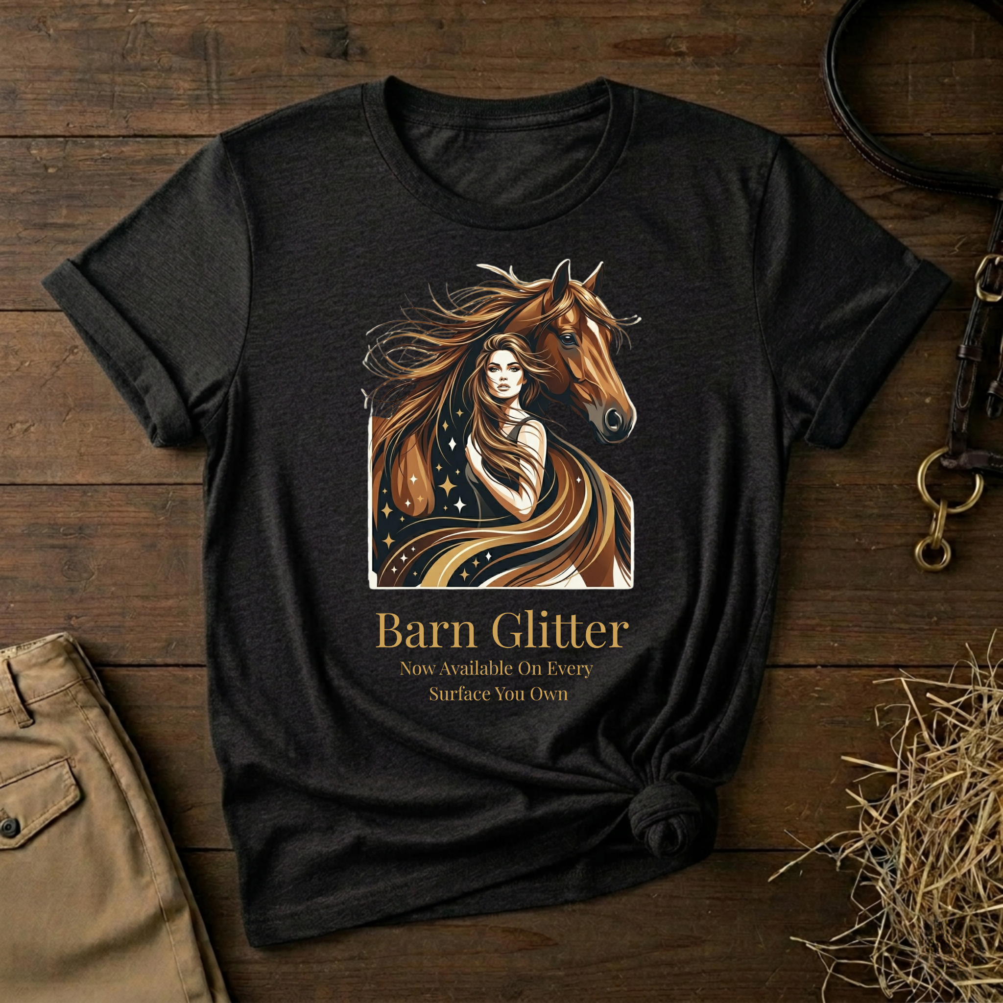 Barn Glitter T-Shirt