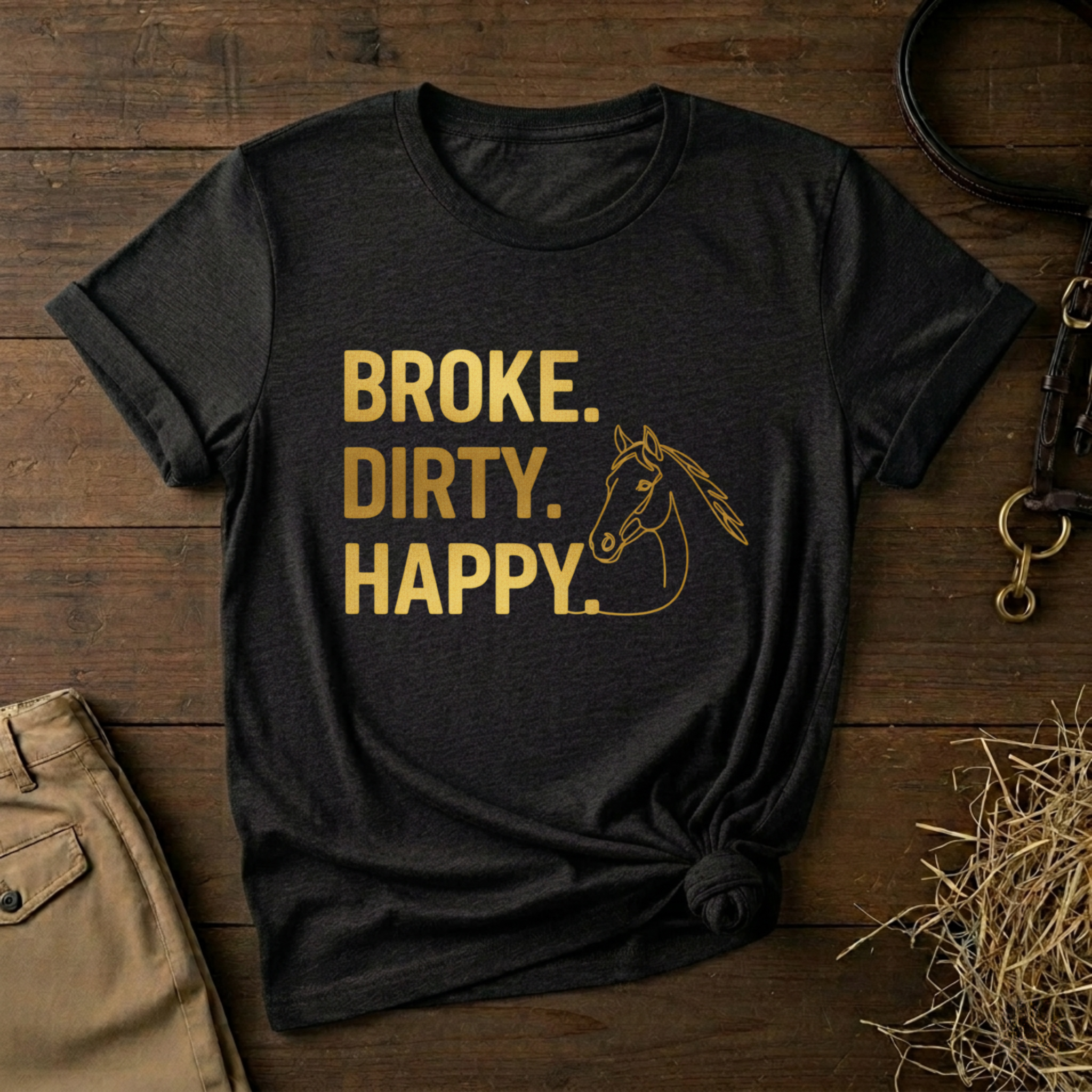 Broke. Dirty. Happy.
