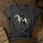 Gothic Dressage Horse Riding Tee