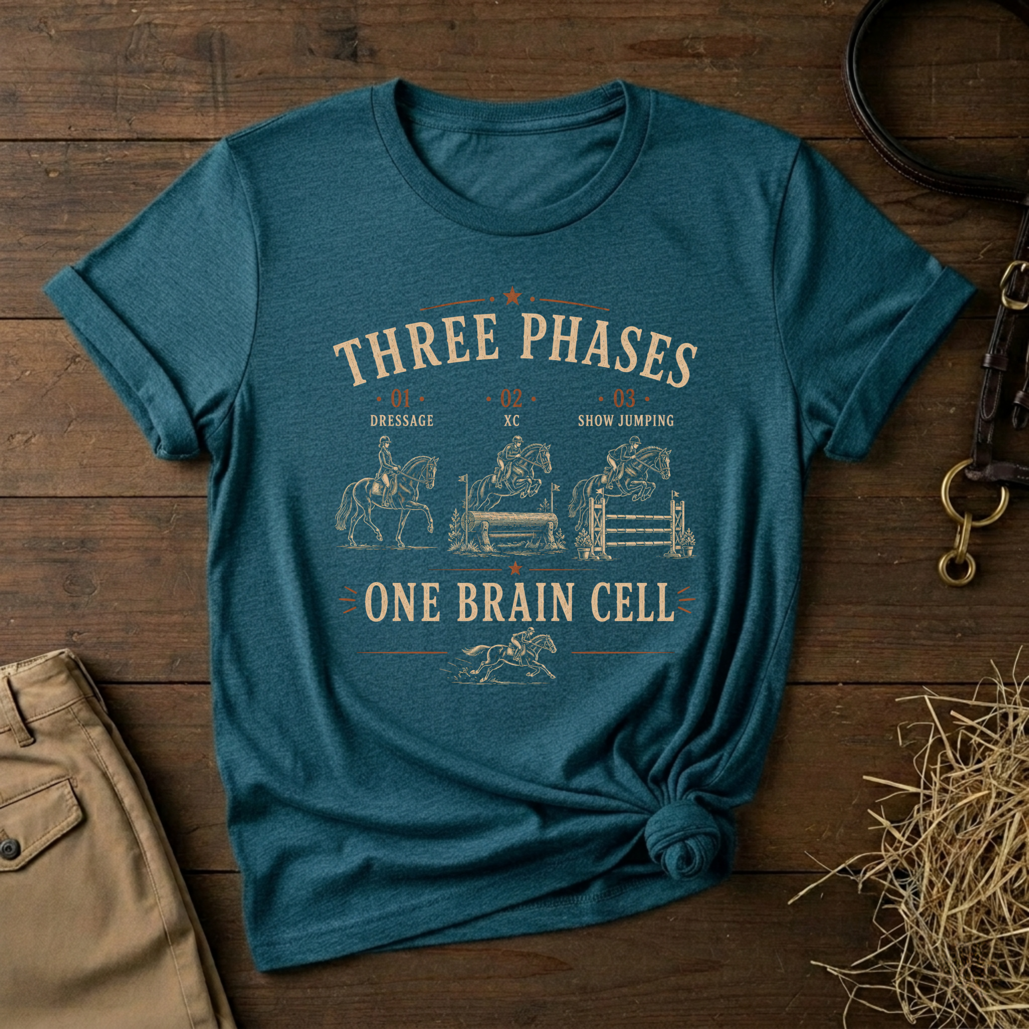 Three Phases One Brain Cell Tee