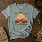 Vintage Mountain Horseback Riding Tee