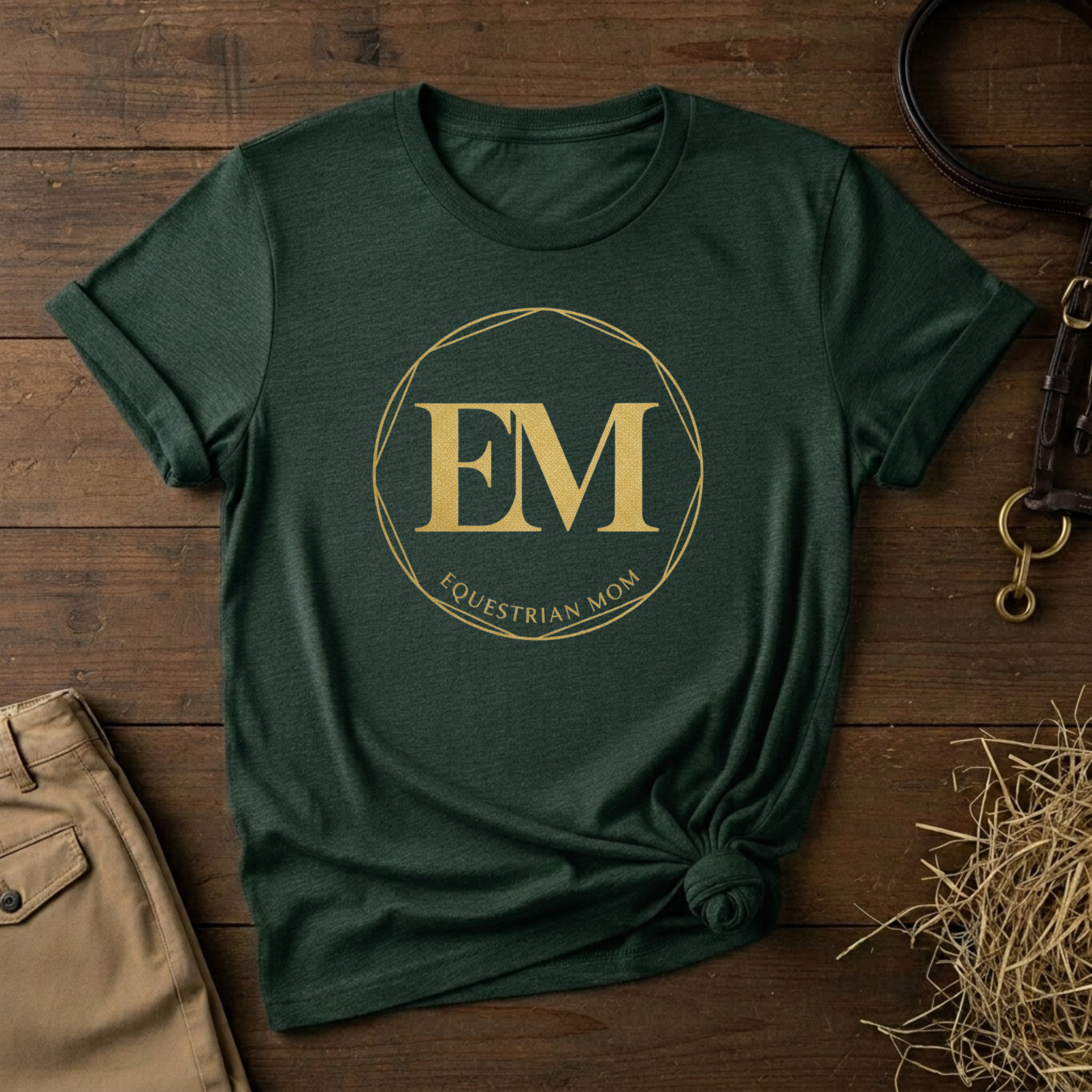 Equestrian Mom Elegant Tee
