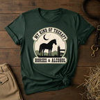 My Kind of Therapy: Horses & Alcohol Graphic Tee