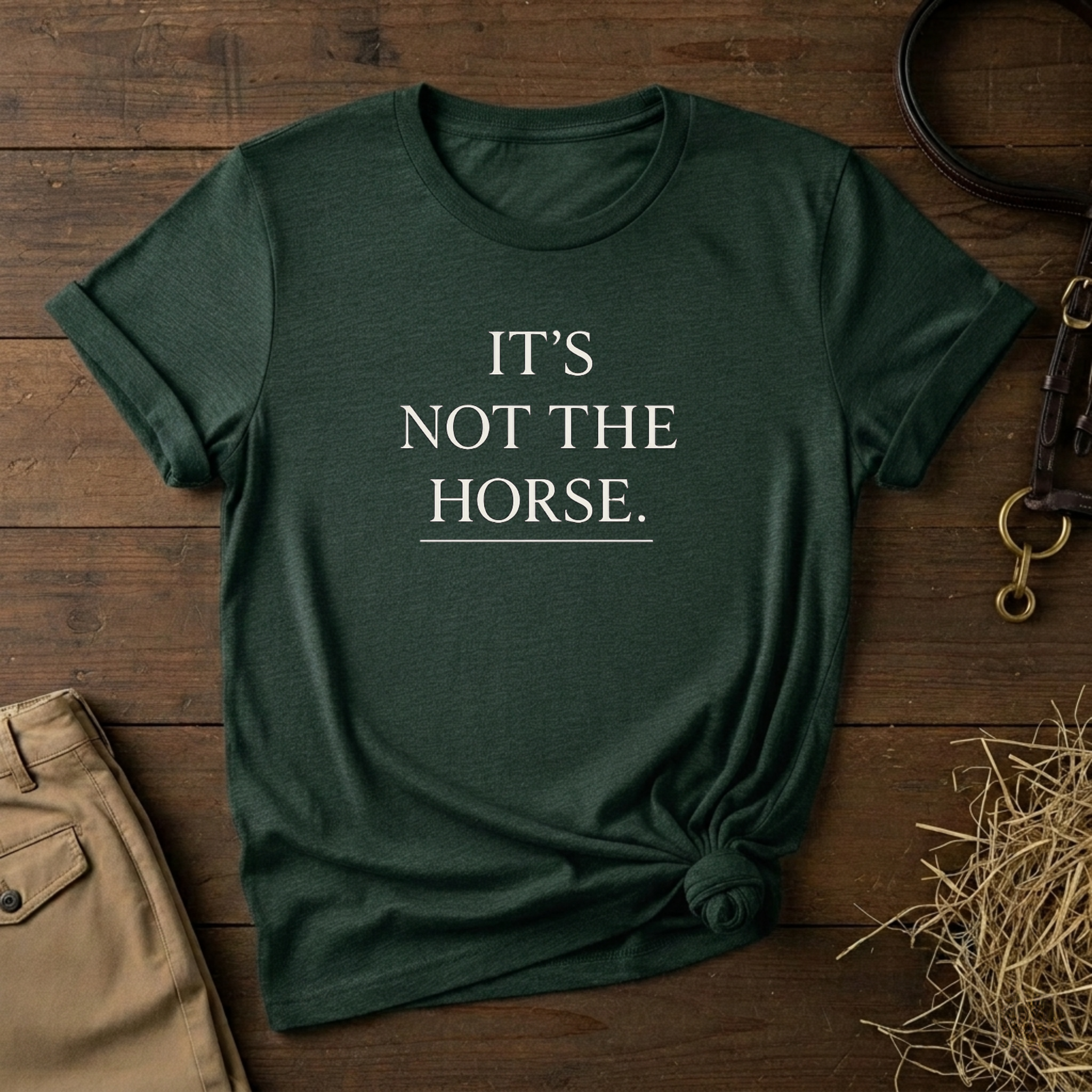 It's Not The Horse.