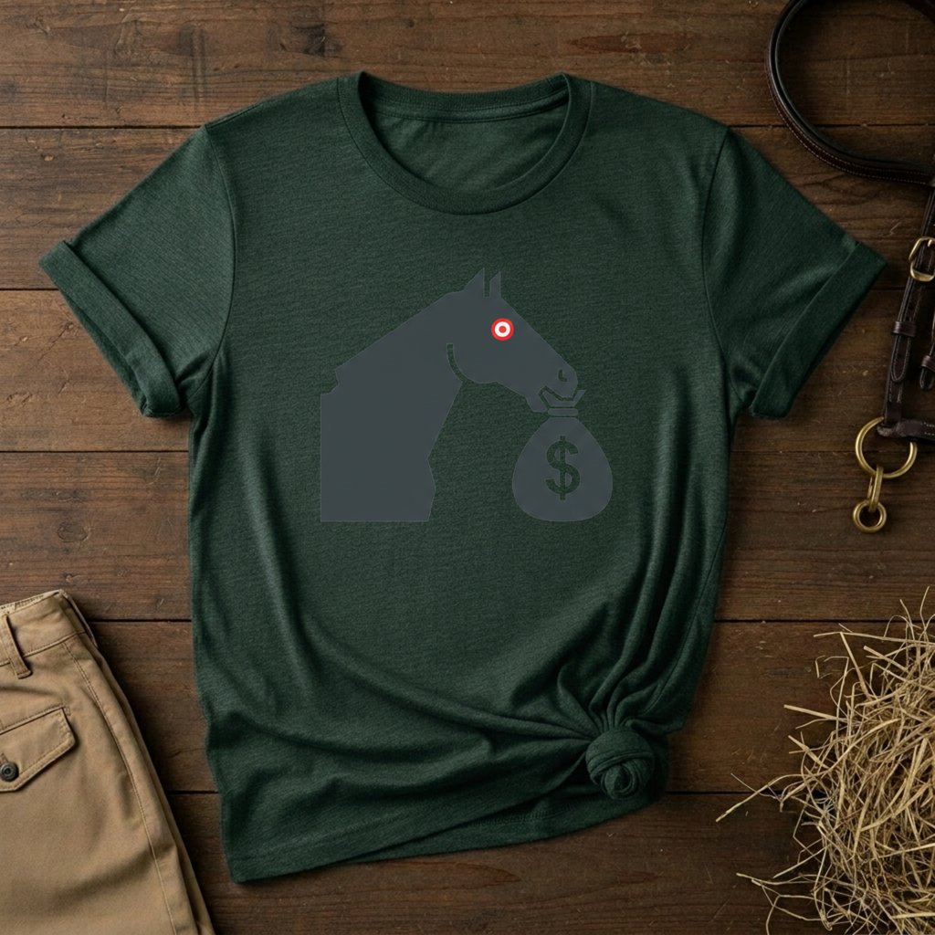 Equestrian Money Bag T-Shirt