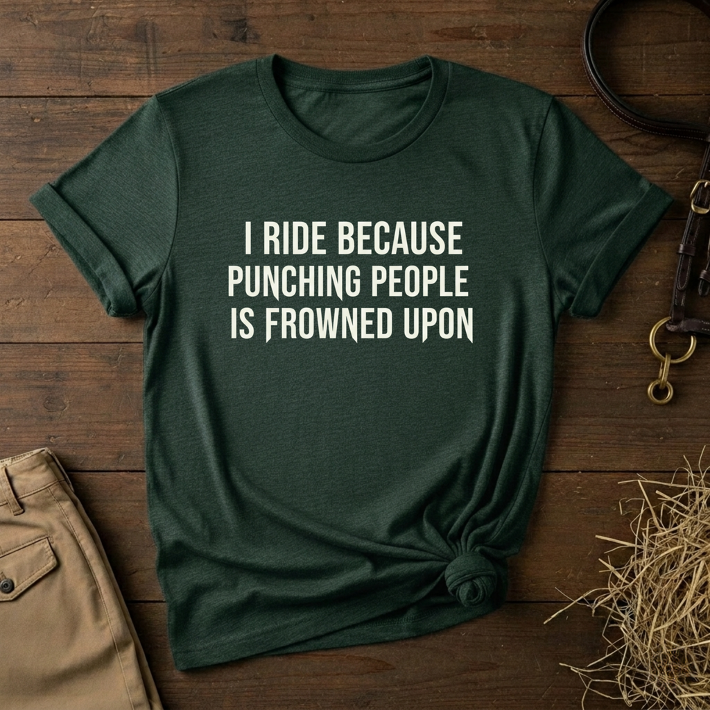 I Ride Because Punching People Is Frowned Upon