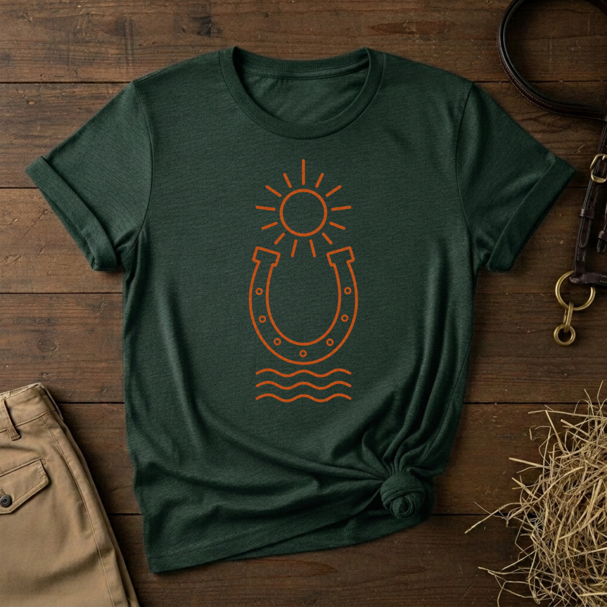 Lucky Horseshoe Sun T-Shirt