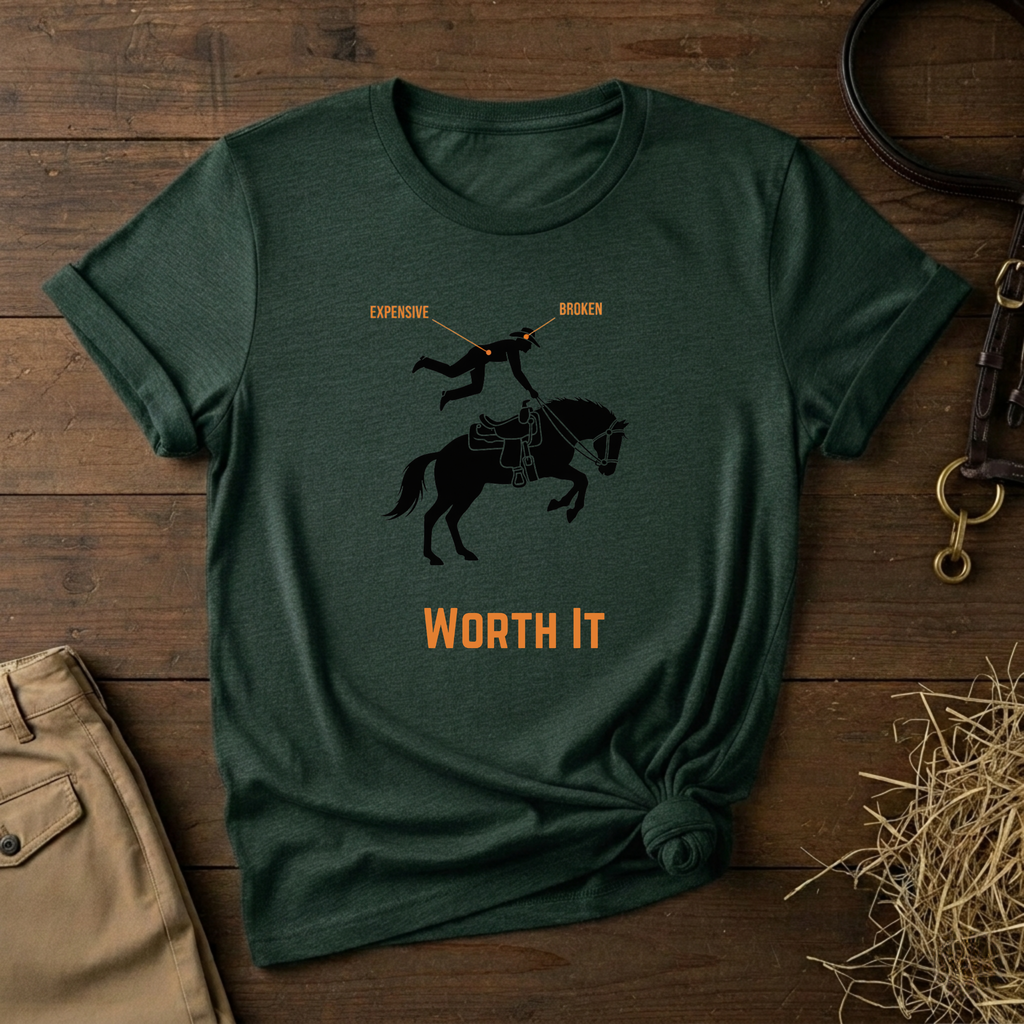 Worth It, Rodeo Equestrian Tee