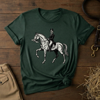 Gothic Dressage Horse Riding Tee