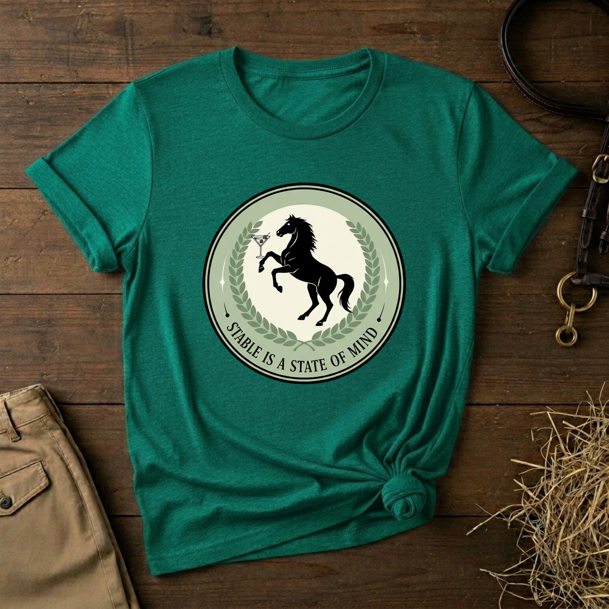 Stable Is a State of Mind Horse T-Shirt