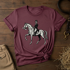 Gothic Dressage Horse Riding Tee