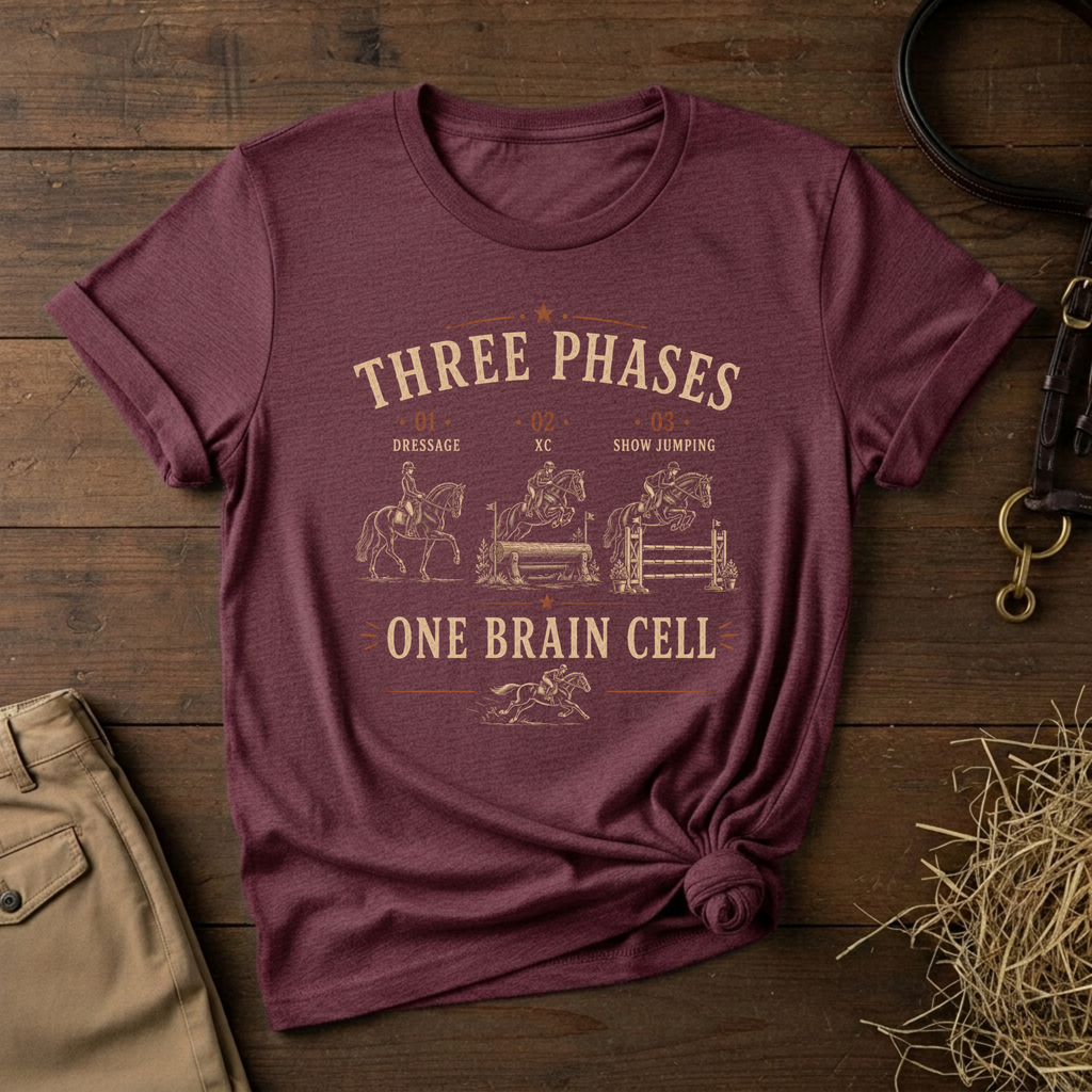 Three Phases One Brain Cell Tee