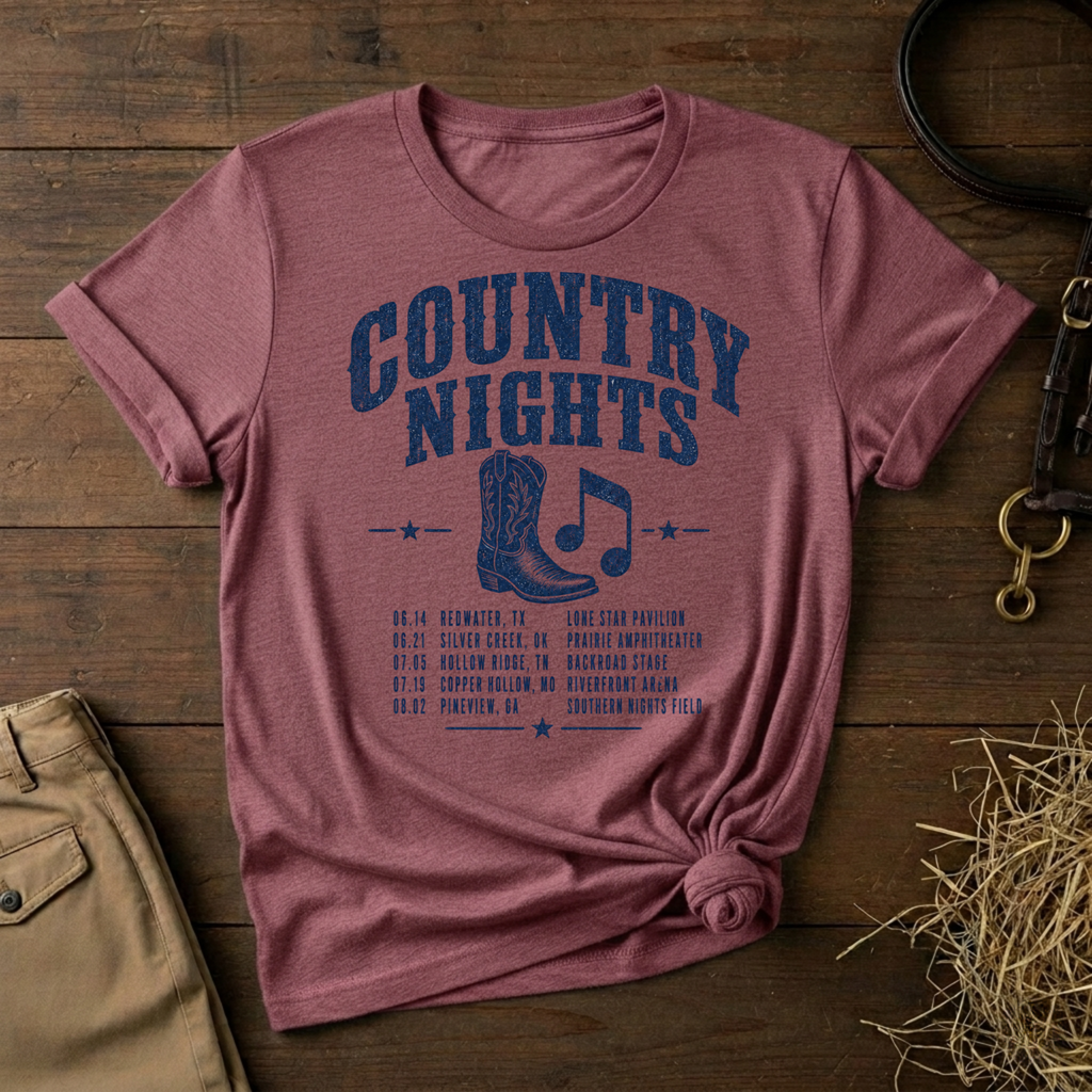 Country Nights Concert T-Shirt