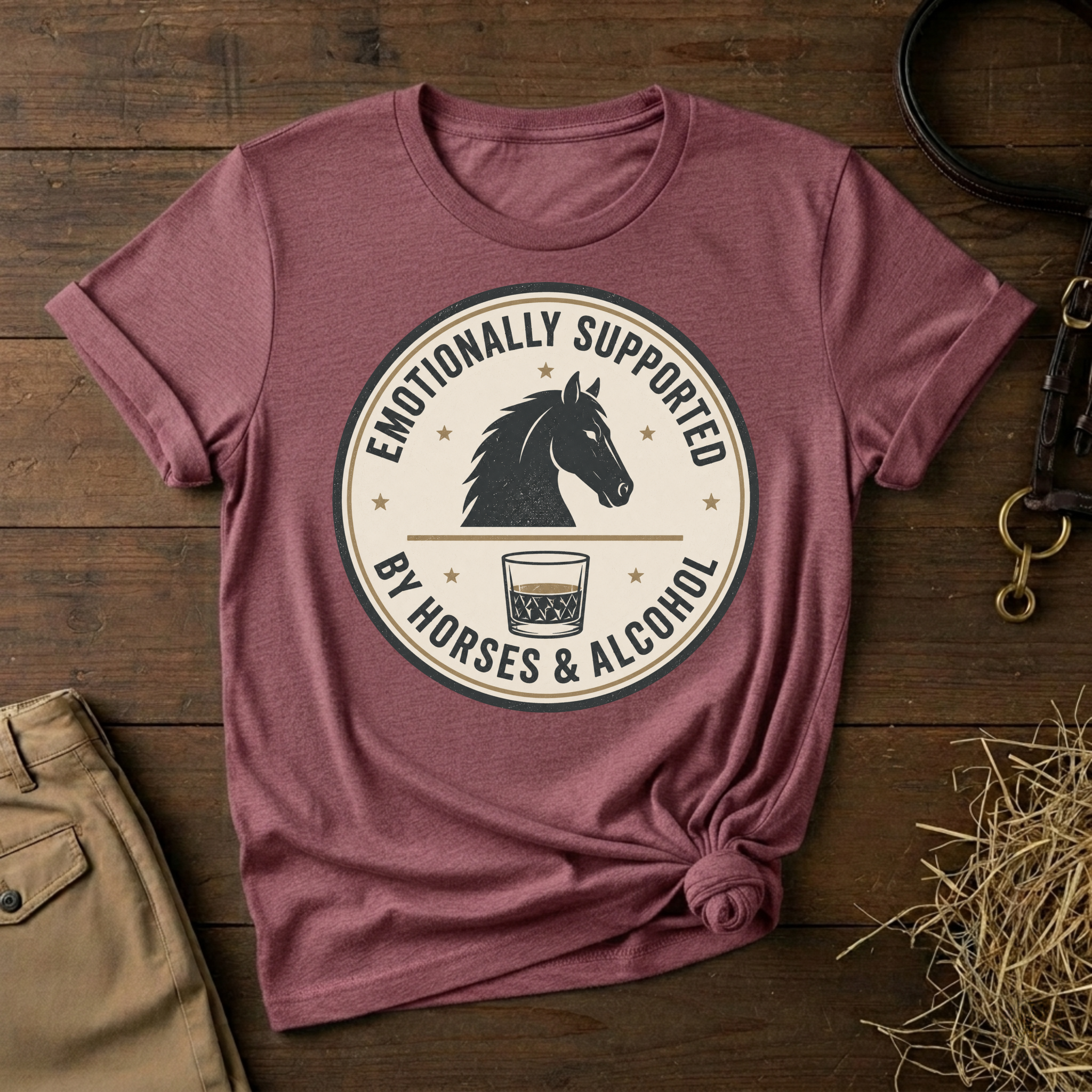 Emotionally Supported Horse Lover Shirt