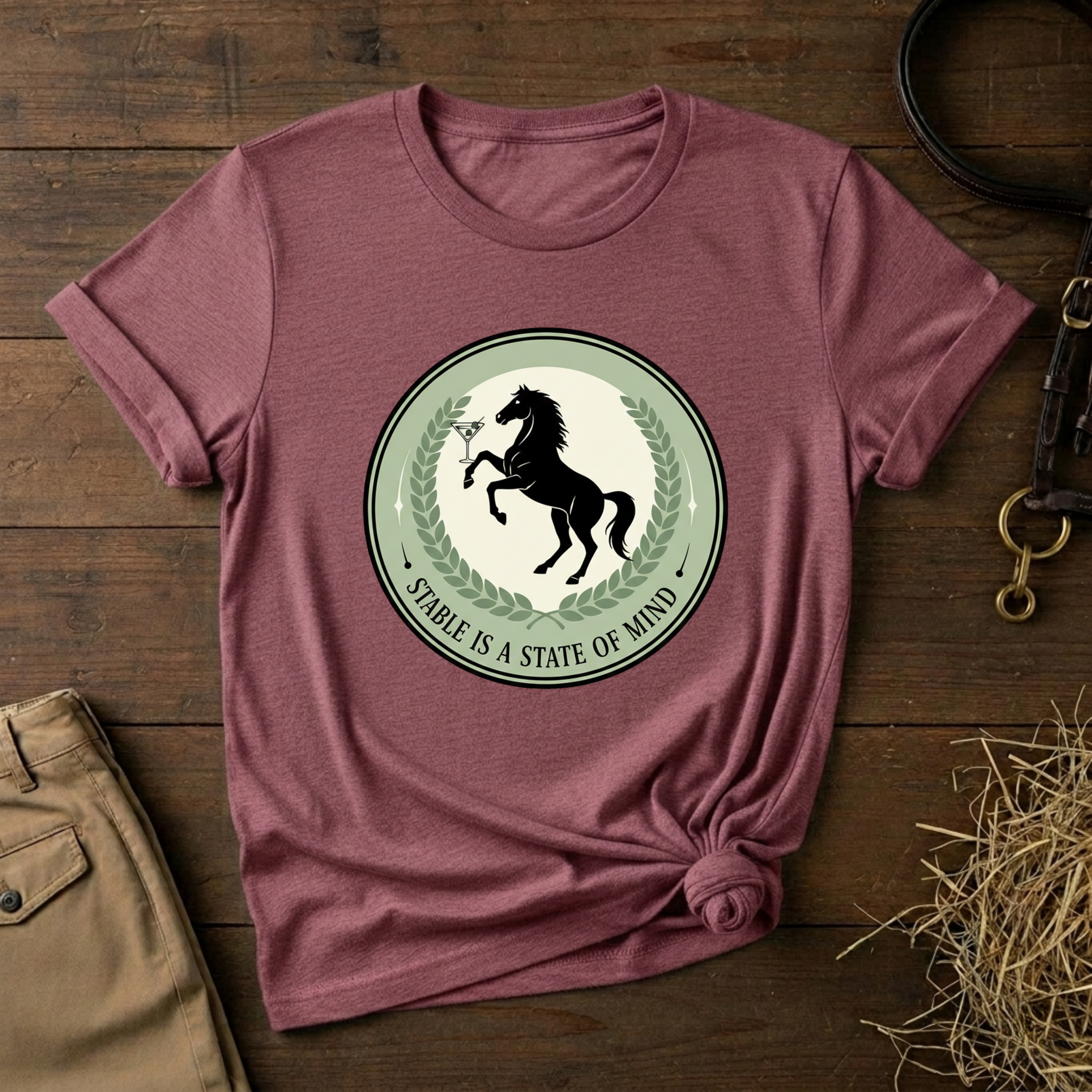 Stable Is a State of Mind Horse T-Shirt