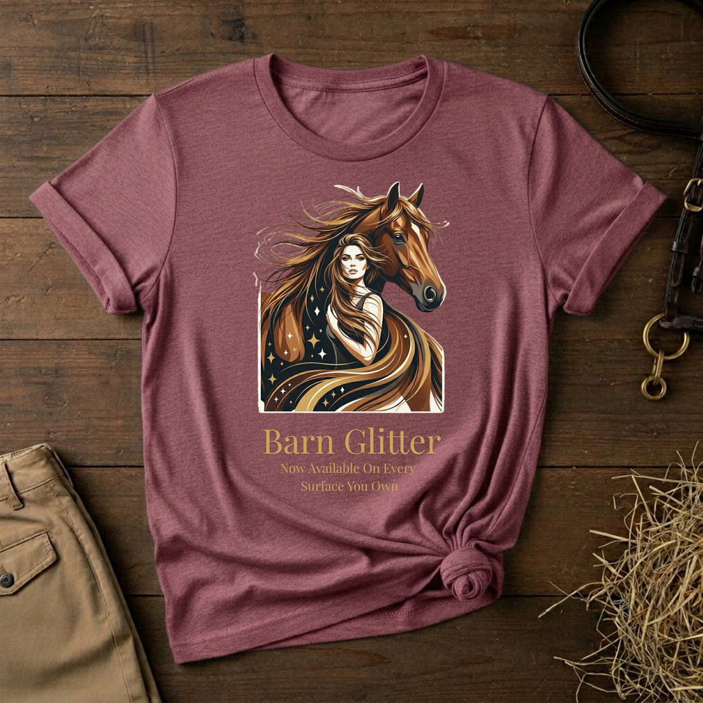 Barn Glitter T-Shirt