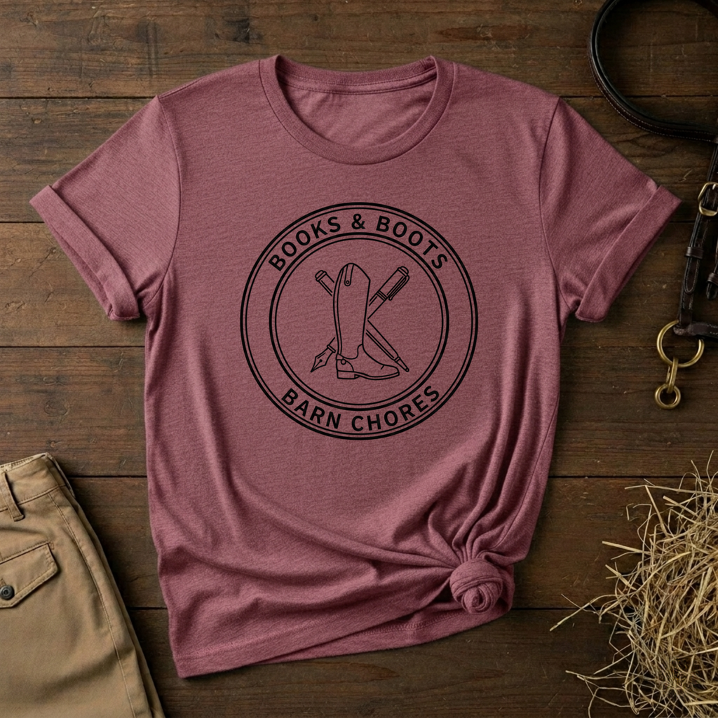 Books & Boots Tee