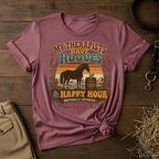 My Therapists Have Hooves & Happy Hour Retro Tee