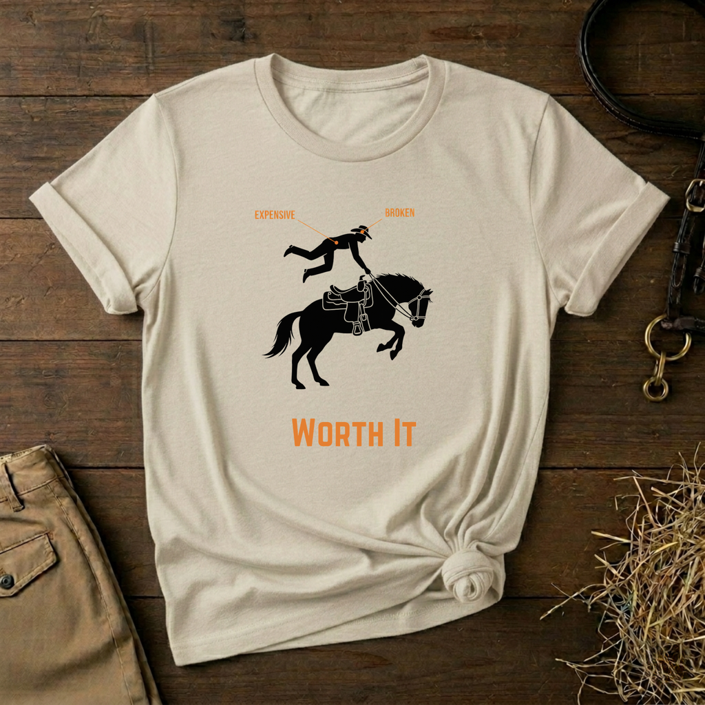 Worth It, Rodeo Equestrian Tee