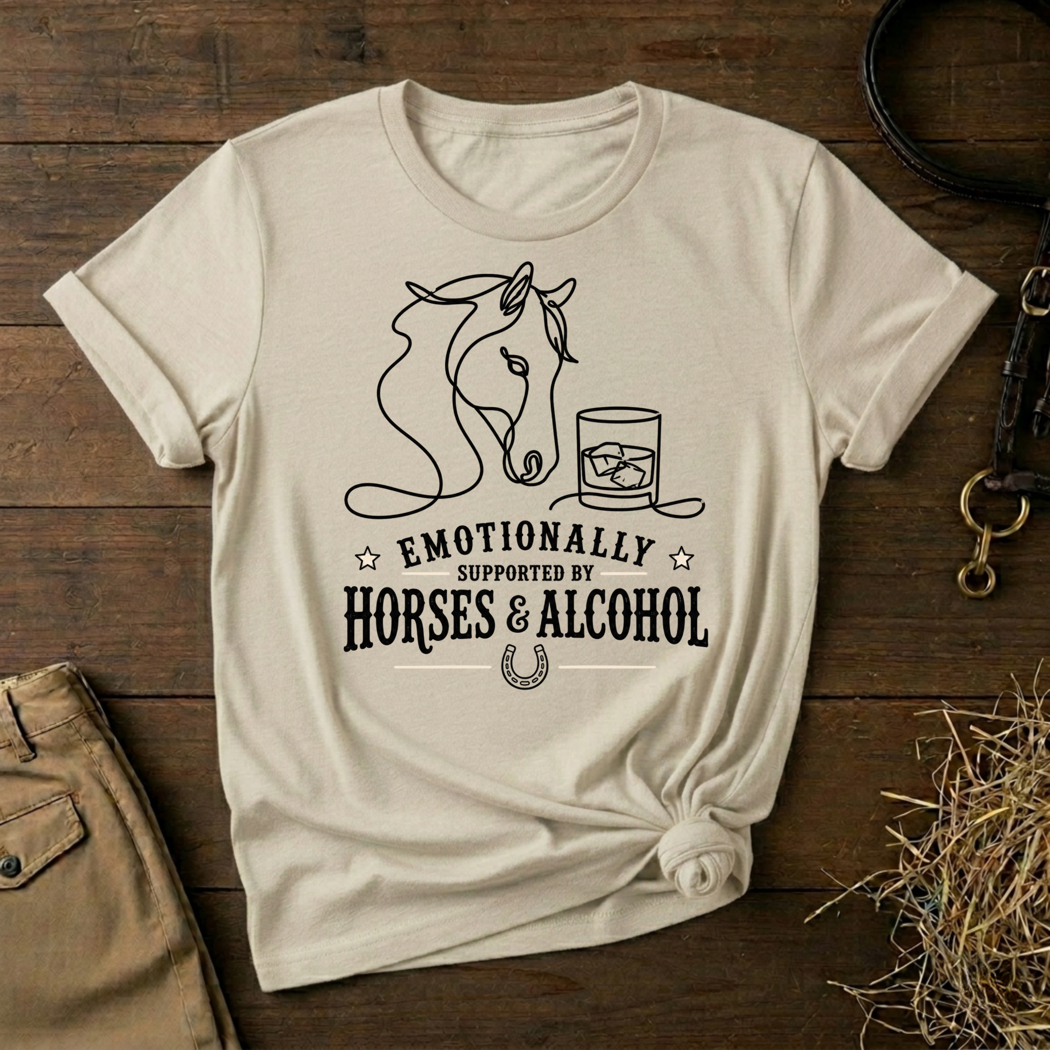 Horse & Whiskey T-Shirt