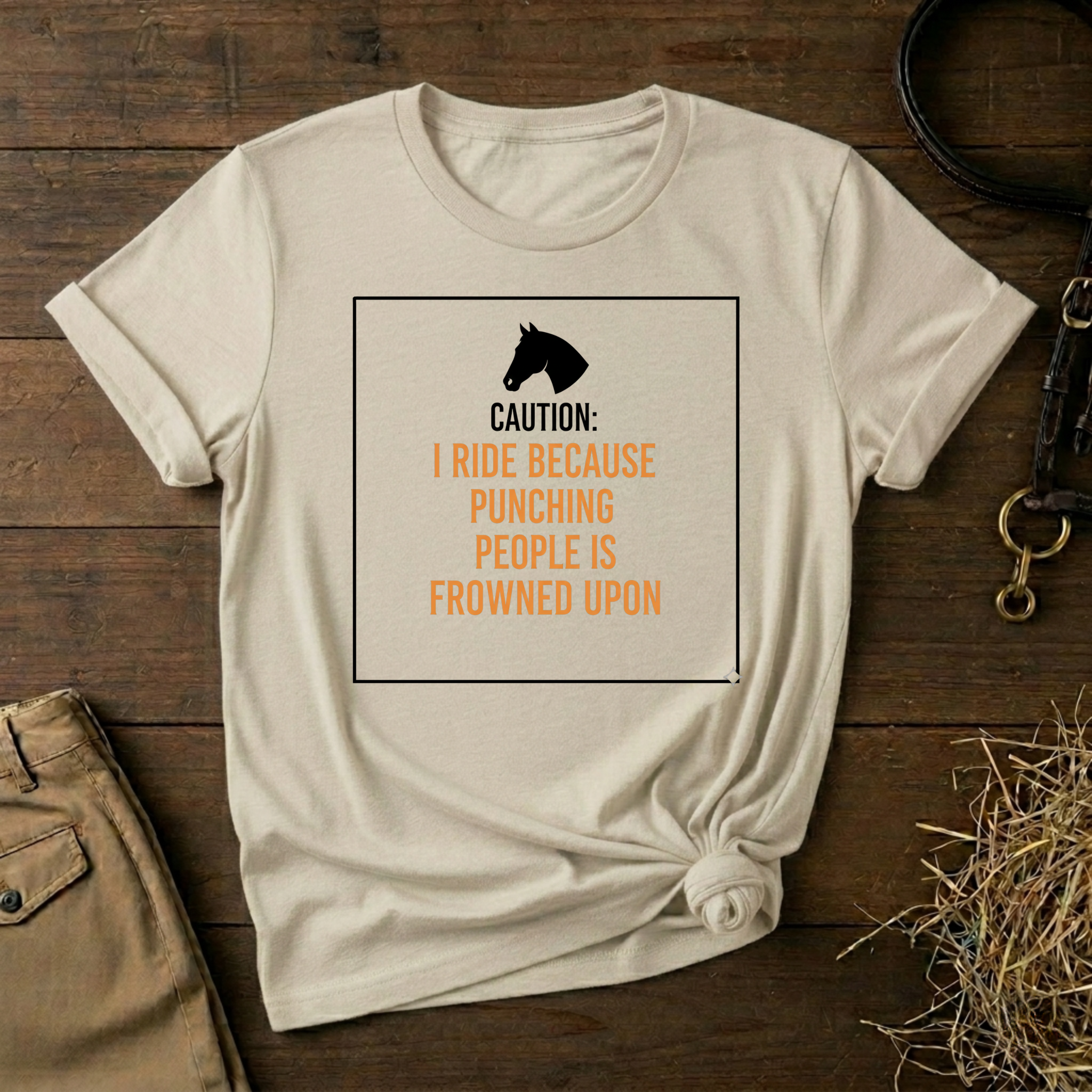 Caution: I Ride Because Punching People Is Frowned Upon