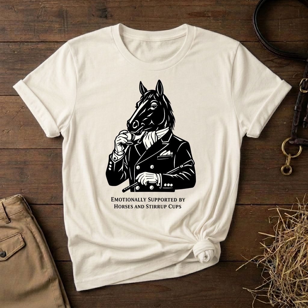 Emotionally Supported by Stirrup Cups Tee