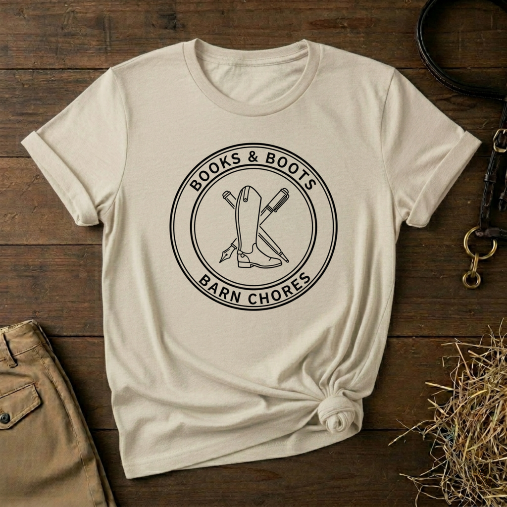 Books & Boots Tee