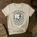 Stable By Choice Horse Skull Tee