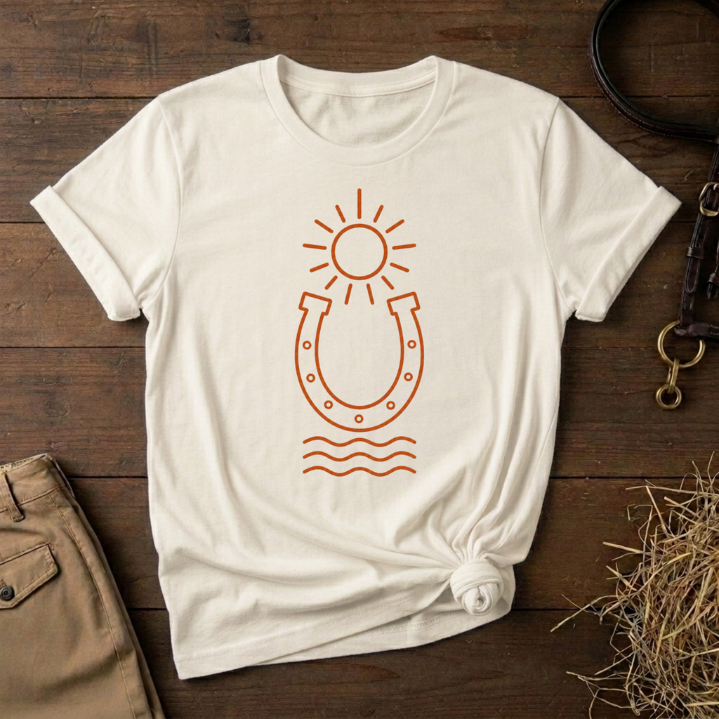 Lucky Horseshoe Sun T-Shirt