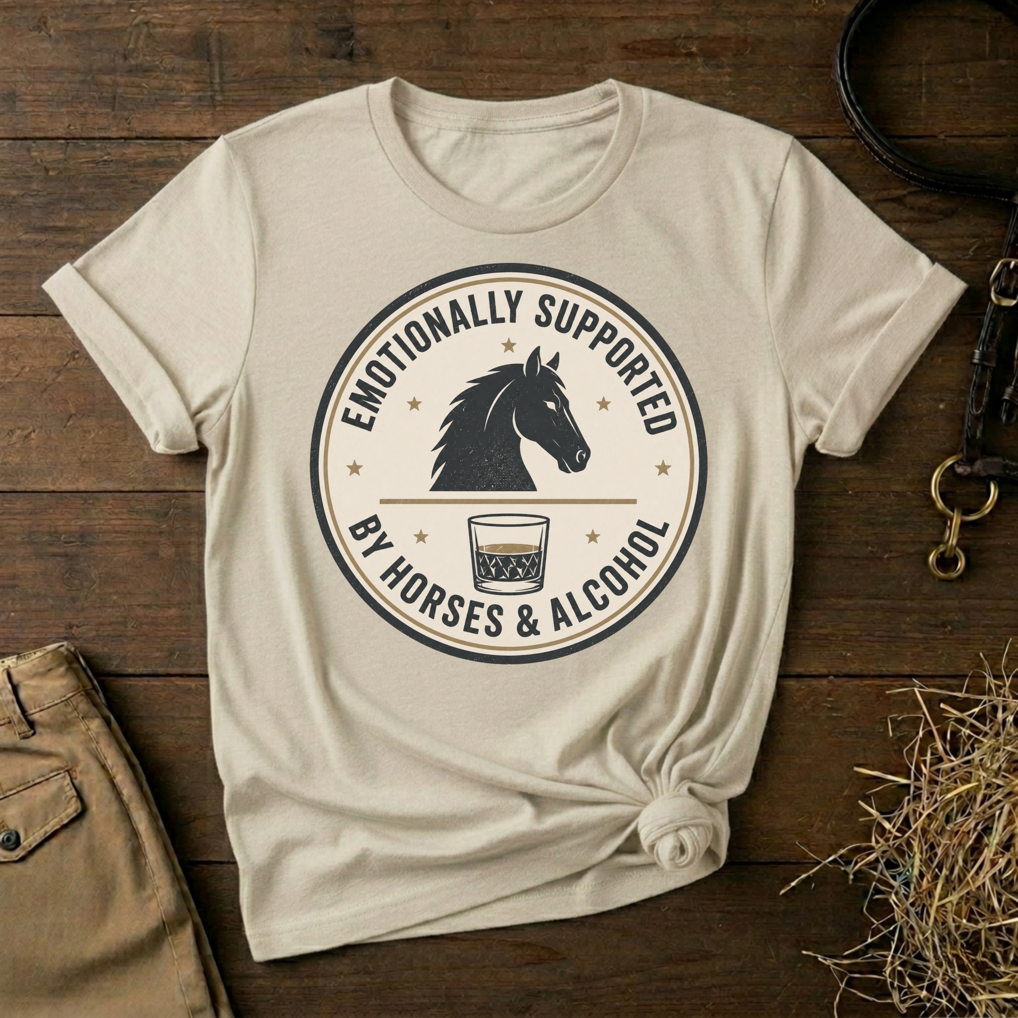 Emotionally Supported Horse Lover Shirt