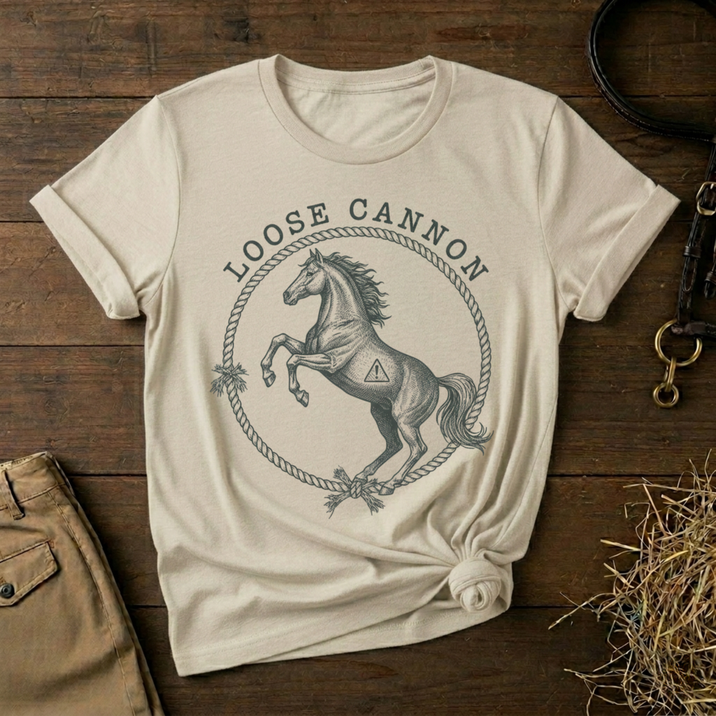 Loose Cannon Horse Graphic Tee