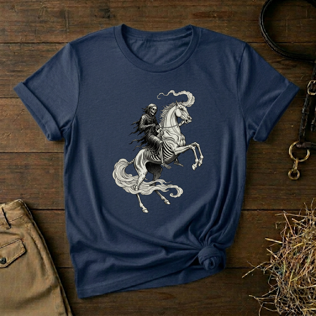 Death Rider Horse Graphic T-Shirt
