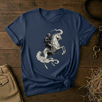 Death Rider Horse Graphic T-Shirt