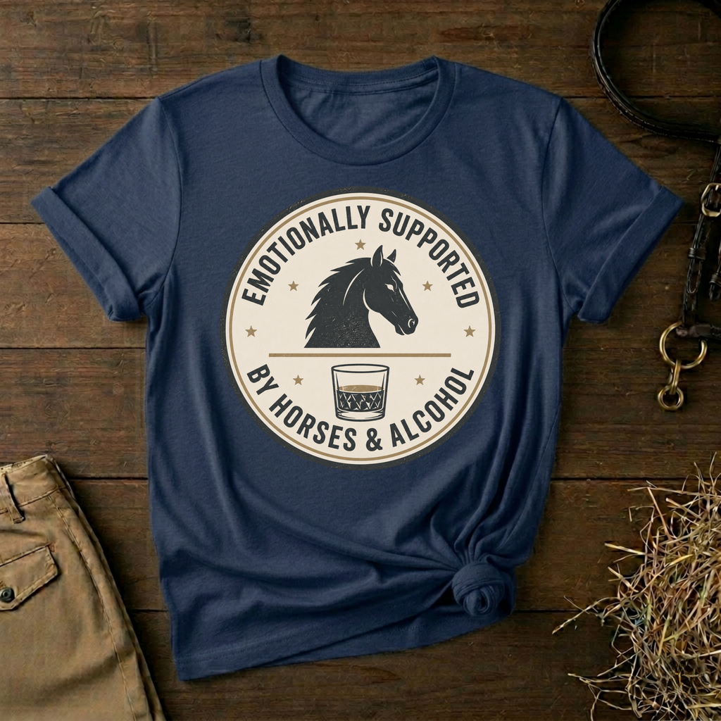 Emotionally Supported Horse Lover Shirt