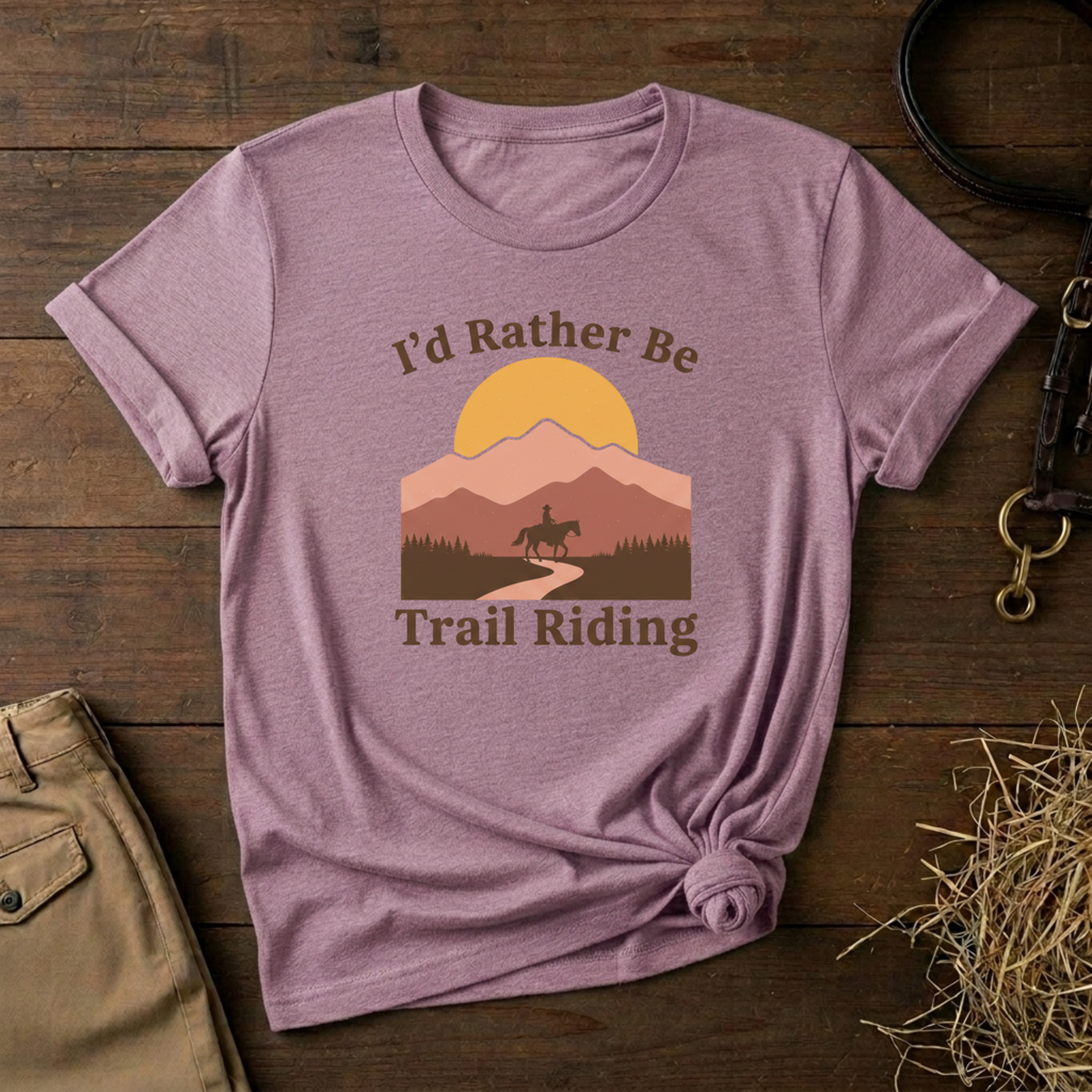 Vintage Mountain Horseback Riding Tee