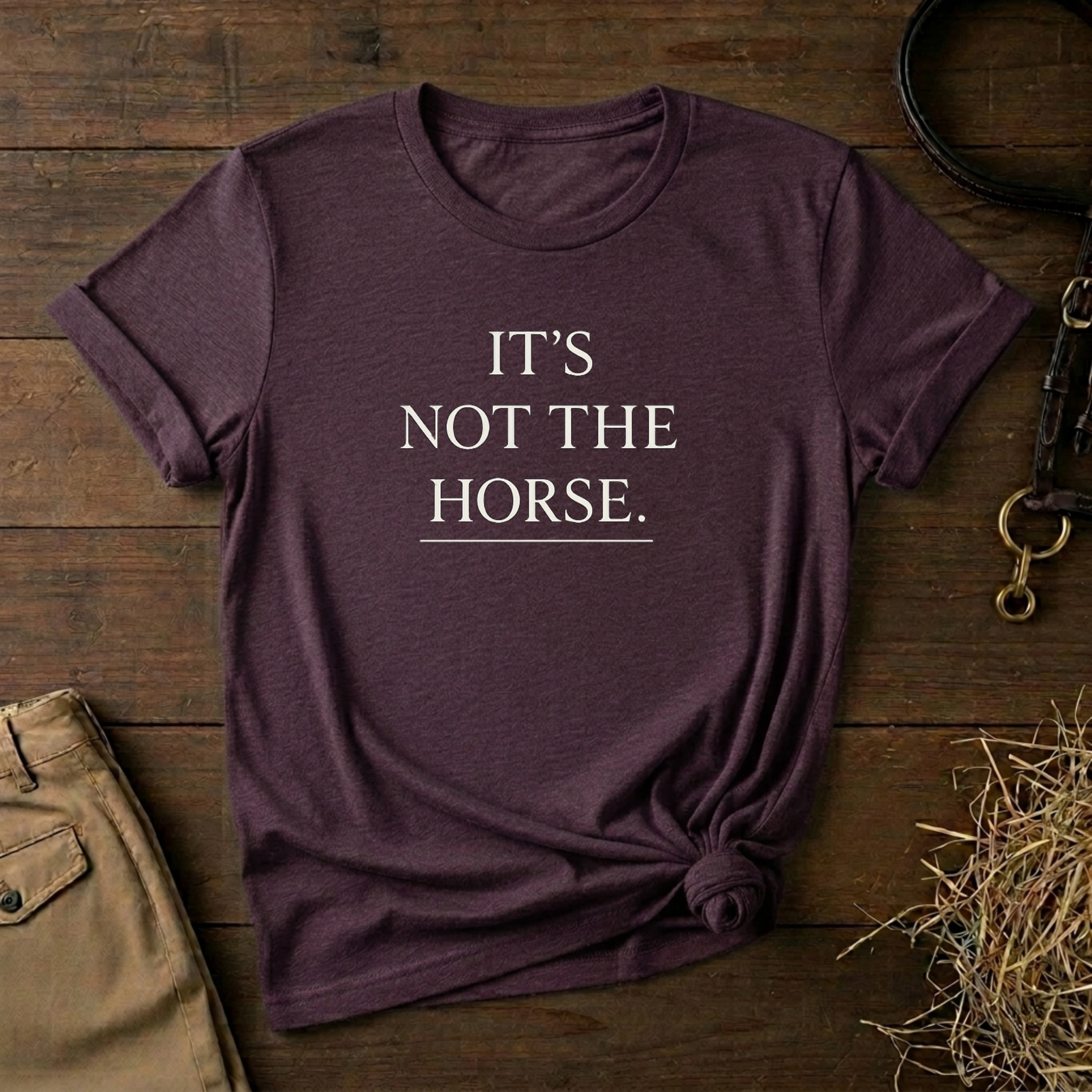 It's Not The Horse.