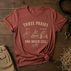Three Phases One Brain Cell Tee